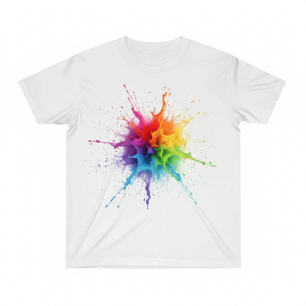 Abstract Paint Splash T-Shirt