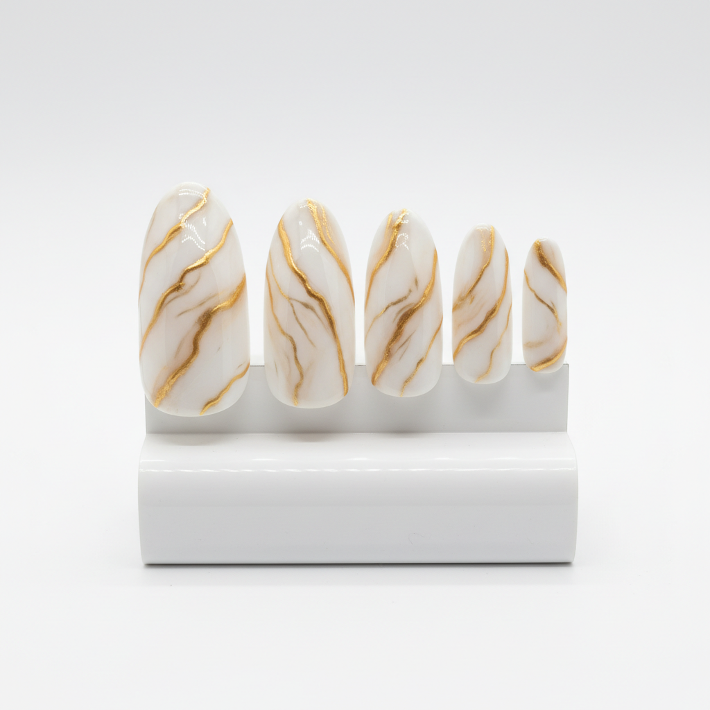 Marble Luxe Press-On Nail Set