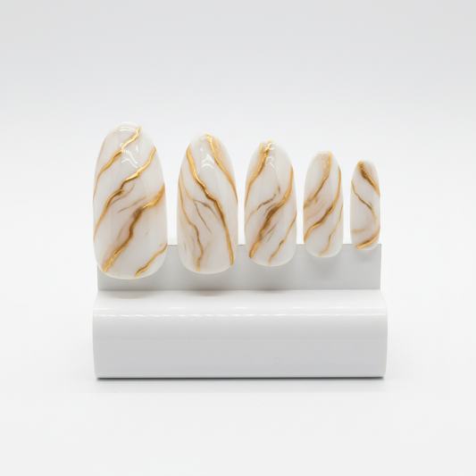 Marble Luxe Press-On Nail Set