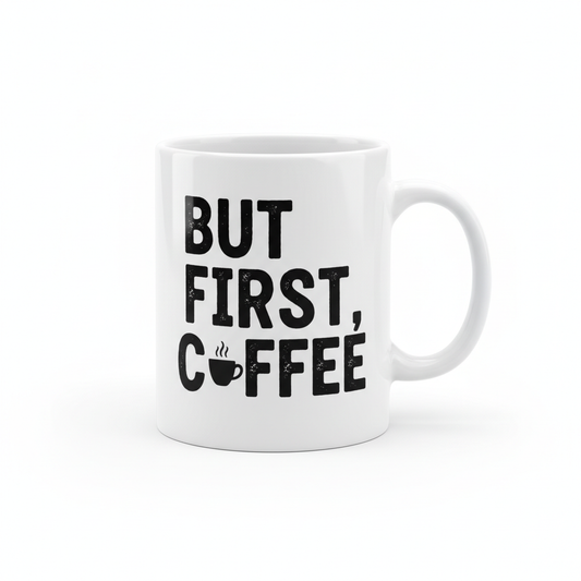 But First Coffee Bold Mug