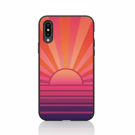 Retro Sunset Phone Cover