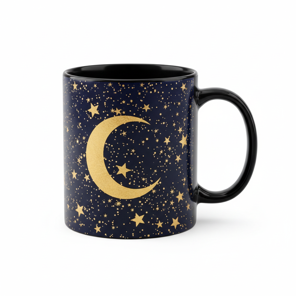 Starry Night Sky Ceramic Mug